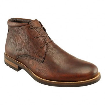 Acadia Brown Deerskin Leather Boot