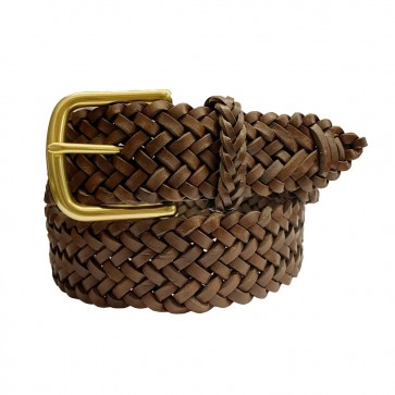 Conrad Hand Braided Leather Belt