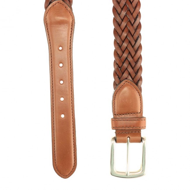 Maxwell Braided Leather Belt