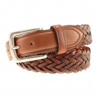 Maxwell Braided Leather Belt