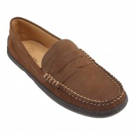 Sueded Alligator Grain Penny Driver