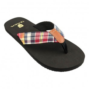 Classic Madras Pattern Women's Sandals Newport