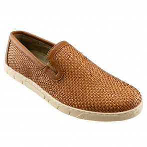 Scottsdale Slip On-Tan - Woven