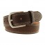 Raleigh Dark Mahogany Elk Leather Belt