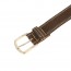Raleigh Dark Mahogany Elk Leather Belt