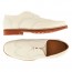 White Reggie Wingtip Shoes