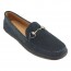 Navy Blue Sueded Alligator Grain Bit Driver