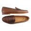 Chestnut Brown Deerskin Penny Loafer