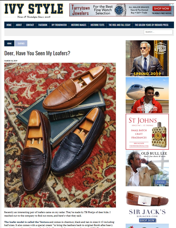 Ivy Style Deerskin Loafers Page